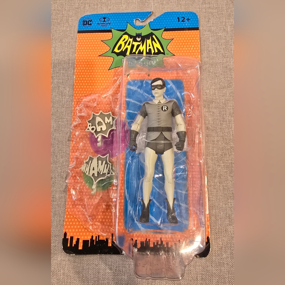 Batman's Robin Action Figure - Gray and Black New, But Separated Package